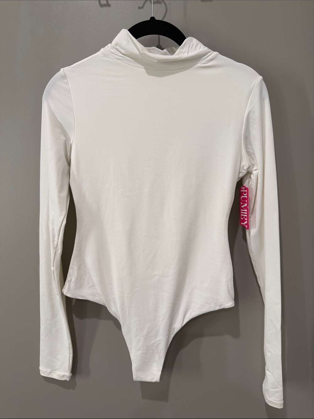 NWT White Long Sleeve Turtleneck Bodysuit